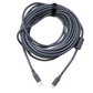 SYSTEM-S USB 3.1 Type C cable 10 m male to 2.0 Type B male adapter in grey 