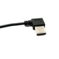 SYSTEM-S USB 2.0 Kabel 100 cm Typ A Stecker zu Buchse Schalter Winkel Left Angled Adapter