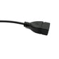 SYSTEM-S USB 2.0 Kabel 100 cm Typ A Stecker zu Buchse Schalter Winkel Up Angled