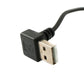 SYSTEM-S USB 2.0 Kabel 30 cm Typ A Stecker zu Buchse Schalter Winkel Down Angled Adapter