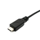 SYSTEM-S USB 3.1 cable 30 cm type C male to female switch adapter in black 