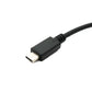 SYSTEM-S USB 3.1 Gen 2 Kabel 30 cm Typ C Stecker zu Stecker 100 W Schalter PD E Marker Chip Adapter