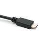 SYSTEM-S USB 3.1 Gen 2 Kabel 30 cm Typ C Stecker zu Stecker 100 W Schalter PD E Marker Chip Adapter