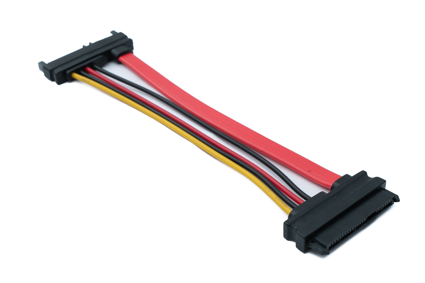 Câble SYSTEM-S SFF-8482 15 cm Adaptateur SAS 29 broches vers SATA 22 broches 15+7 pour disque dur carte mère