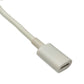 SYSTEM-S USB 2.0 Kabel 3 m Micro B Stecker zu Buchse Spirale in Weiß