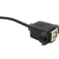 SYSTEM-S USB 3.1 Kabel 30 cm Typ C Stecker zu 2.0 Typ B Buchse U Turn 180° Winkel Panel Mount Adapter