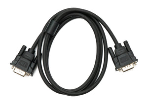 SYSTEM-S VGA Kabel 150 cm HD15 Stecker zu Stecker Panel Mount Schraube DSub 15pin Adapter