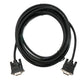 SYSTEM-S VGA cable 5 m HD15 male to male panel mount screw DSub 15pin adapter