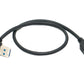SYSTEM-S USB 3.0 Kabel 40 cm Typ A Stecker zu Stecker Up Angled Winkel 5 Gbit/s Schwarz