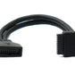 SYSTEM-S USB 3.0 Kabel 25 cm 19 Pin Stecker zu 20 Pin Buchse Motherboard Down Angled Winkel 5 Gbit/s 100W