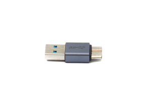 SYSTEM-S USB 3.0 Adapter Typ A Stecker zu Micro B Stecker unidirektional Kabel 5 Gbit/s 100W