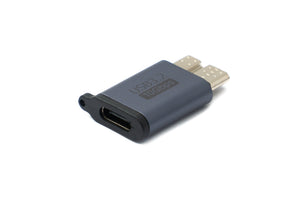 SYSTEM-S USB 3.1 Adapter Typ C Buchse zu 3.0 Micro B Stecker unidirektional Kabel 5 Gbit/s 100W