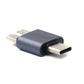 SYSTEM-S USB 3.1 Adapter Typ C Stecker zu 3.0 Micro B Stecker unidirektional Kabel 5 Gbit/s 100W