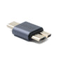 SYSTEM-S USB 3.1 Adapter Typ C Stecker zu 3.0 Micro B Stecker unidirektional Kabel 5 Gbit/s 100W