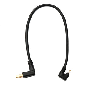 SYSTEM-S USB 3.1 cable 30 cm Type C male to 3.0 A male 180° U turn angle downward angled adapter 5 Gbit/s 100W