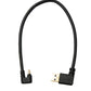 SYSTEM-S USB 3.1 Kabel 30 cm Typ C Stecker zu 3.0 A Stecker 180° U Turn Winkel rechts gewinkelt Adapter 5 Gbit/s 100W