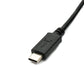 SYSTEM-S USB 3.0 Kabel 100 cm Micro B Stecker zu 3.1 Typ C Stecker Winkel Up Angled Panel Mount Schraube