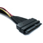 SYSTEM-S SFF-8643 Cable 100 cm Mini SAS HD to U.2 SFF-8639 NVMe Adapter for SSD Hard Drive Motherboard