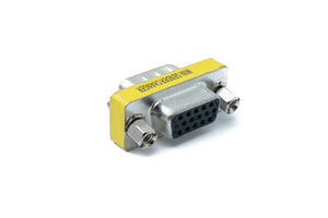 SYSTEM-S D Sub15 Adapter 15 Pin Male to Female DB15 Cable in Gray