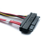 SYSTEM-S SFF-8087 Cable 100 cm Mini SAS 36 Pin to 4x SAS 29 Pin SFF-8482 Adapter for RAID Hard Drive Motherboard