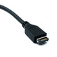 SYSTEM-S USB 3.1 Kabel 50 cm Typ E Stecker zu 19 Pin Stecker Motherboard Adapter in Schwarz