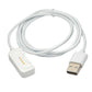 SYSTEM-S USB 2.0 cable 100 cm charging cable for Oppo Watch X Smartwatch adapter in white