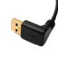 SYSTEM-S USB 3.1 cable 20 cm Type C male to 3.0 A male upward downward angled adapter 5 Gbit/s 100W