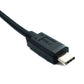 Câble USB 3.1 Gen 2 SYSTEM-S 200 cm Type C mâle vers mâle double vis coudé gauche droite 10 Gbit/s
