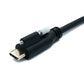 SYSTEM-S USB 3.1 Gen 2 Kabel 30 cm Typ C Stecker zu Stecker Single Double Screw Winkel Up Down 10 Gbit/s 100W