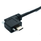 Câble USB 3.1 Gen 2 SYSTEM-S 200 cm Type C mâle vers mâle simple vis coudé gauche droite 10 Gbit/s 100 W