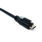Câble USB 3.1 Gen 2 SYSTEM-S 30 cm Type C mâle vers mâle simple vis coudé gauche droite 10 Gbit/s 100 W