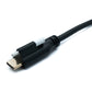 Câble USB 3.1 Gen 2 SYSTEM-S 100 cm Type C mâle vers mâle simple double vis 10 Gbit/s 100 W