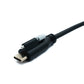 Câble USB 3.1 Gen 2 SYSTEM-S 100 cm Type C mâle vers mâle simple double vis angle haut bas 10 Gbit/s 100 W