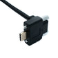 Câble USB 3.1 Gen 2 SYSTEM-S 100 cm Type C mâle vers mâle simple double vis angle haut bas 10 Gbit/s 100 W