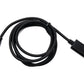 SYSTEM-S Audio USB Kabel 100 cm 3,5mm Klinke Buchse zu 2.0 Typ A Stecker AUX geflochten Schwarz