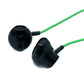 SYSTEM-S Stereo in-ear headphones USB 3.1 Type C plug 120 cm with volume control in green