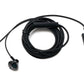 SYSTEM-S Stereo In Ear Noise Canceling Headphones 2 m USB 2.0 Volume Control Microphone Bag Black