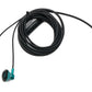 SYSTEM-S Stereo In Ear Noise Cancelling Kopfhörer 2 m USB 2.0 Lautstärkeregler Mikrofon Tasche Grün