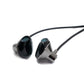 SYSTEM-S Stereo In Ear Noise Canceling Headphones 2 m USB 2.0 Volume Control Microphone Bag Gray