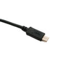 SYSTEM-S USB 3.1 Kabel 100 cm Typ C Stecker zu 3.0 A Stecker Adapter 5 Gbit/s 100W in Schwarz