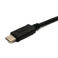 SYSTEM-S USB 3.1 Kabel 150 cm Typ C Stecker zu 3.0 A Stecker Adapter 5 Gbit/s 100W in Schwarz