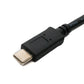 SYSTEM-S USB 3.1 Kabel 3 m Typ C Stecker zu 3.0 A Stecker Adapter 5 Gbit/s 100W in Schwarz