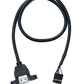 SYSTEM-S USB 2.0 Kabel 50 cm Typ A zu Steckverbinder mit 2,54 mm Rastermaß Panel Mount