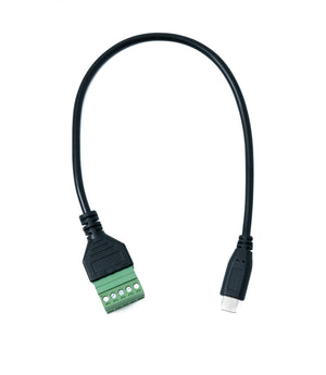 SYSTEM-S USB 3.1 Kabel 30 cm Typ C Stecker zu 5 polig Leiterplattenstecker Adapter Schwarz