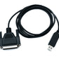 SYSTEM-S DB25 cable 180 cm RS232 IEEE 1248 male to USB 2.0 Type A male