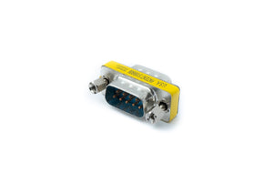 SYSTEM-S D Sub9 Adapter 9 Pin Stecker zu Stecker DB9 Kabel in Grau für RS232