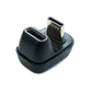 SYSTEM-S USB4 Adapter Typ C Stecker zu Buchse U Turn 180° Winkel 40 Gbit/s 240 W USB 4.0
