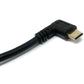 SYSTEM-S USB 3.1 Kabel 25 cm Typ C Stecker zu 3.0 Typ A Stecker Down Angled Winkel
