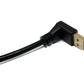 SYSTEM-S USB 3.1 Kabel 25 cm Typ C Stecker zu 3.0 Typ A Stecker Down Angled Winkel