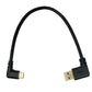 SYSTEM-S USB 3.1 Kabel 25 cm Typ C Stecker zu 3.0 Typ A Stecker Right Angled Winkel